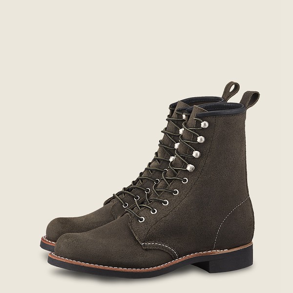 Heritage Støvler Dame - Red Wing Silversmith - Short Acampo Læder - Mørkegrå - PKZFNX-610